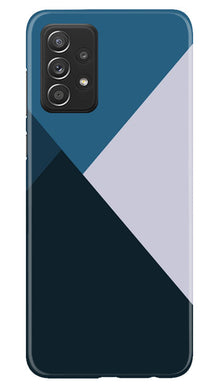 Blue Shades Mobile Back Case for Samsung Galaxy A53 (Design - 157)