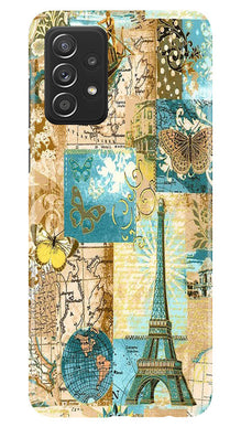 Travel Eiffel Tower Mobile Back Case for Samsung Galaxy A53 (Design - 175)