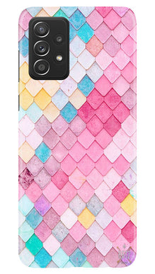 Pink Pattern Mobile Back Case for Samsung Galaxy A73 5G (Design - 184)