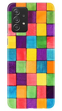 Colorful Square Mobile Back Case for Samsung Galaxy A23 (Design - 187)