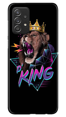 Lion King Mobile Back Case for Samsung Galaxy A73 5G (Design - 188)