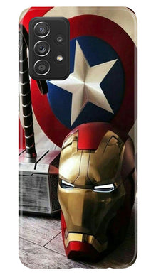 Ironman Captain America Mobile Back Case for Samsung Galaxy A23 (Design - 223)
