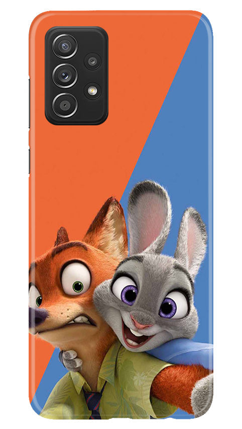 Cartoon Mobile Back Case for Samsung Galaxy A73 5G (Design - 306)