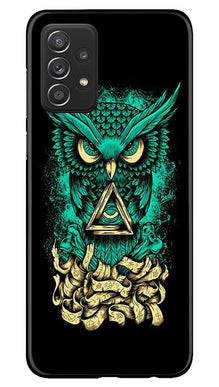 Owl Mobile Back Case for Samsung Galaxy A53 (Design - 317)