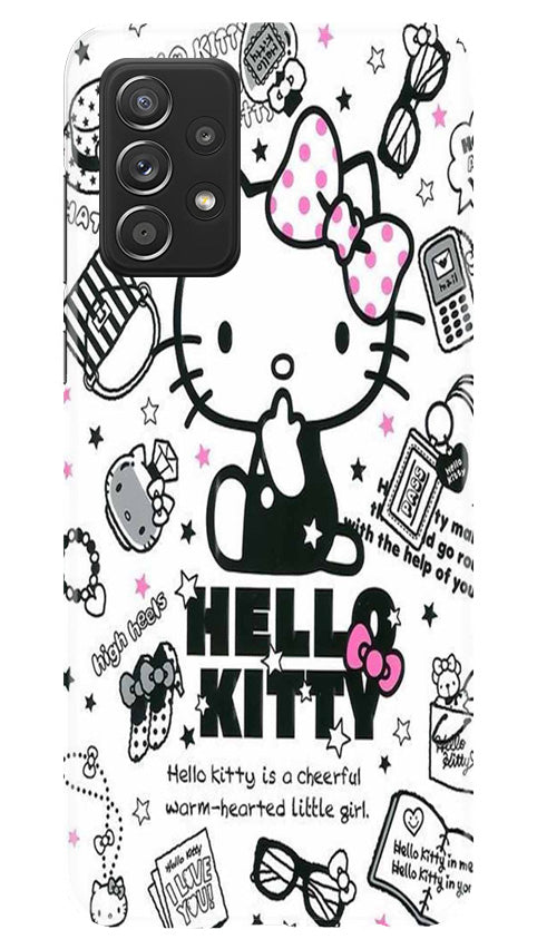 Hello Kitty Mobile Back Case for Samsung Galaxy A53 (Design - 320)