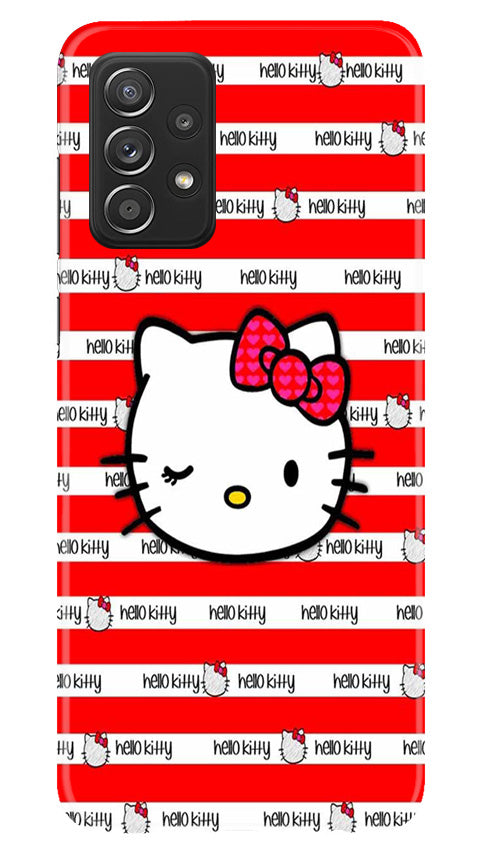 Hello Kitty Mobile Back Case for Samsung Galaxy A53 (Design - 323)