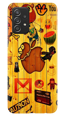 Wooden Texture Mobile Back Case for Samsung Galaxy A53 (Design - 326)