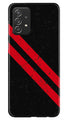 Black Red Pattern Mobile Back Case for Samsung Galaxy A23 (Design - 332)