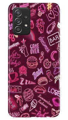 Party Theme Mobile Back Case for Samsung Galaxy A53 (Design - 350)