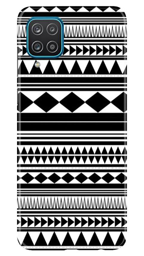 Black white Pattern Case for Samsung Galaxy F12