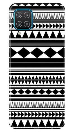 Black white Pattern Case for Samsung Galaxy F12