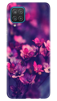 flowers Mobile Back Case for Samsung Galaxy F12 (Design - 25)