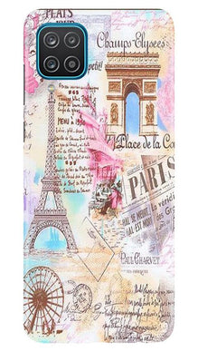 Paris Eiftel Tower Mobile Back Case for Samsung Galaxy F12 (Design - 54)