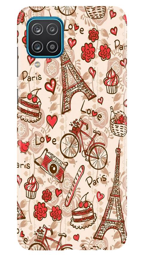 Love Paris Case for Samsung Galaxy F12  (Design - 103)