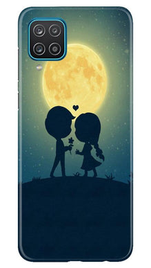 Love Couple Mobile Back Case for Samsung Galaxy F12  (Design - 109)