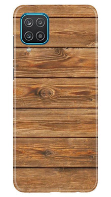 Wooden Look Mobile Back Case for Samsung Galaxy F12  (Design - 113)