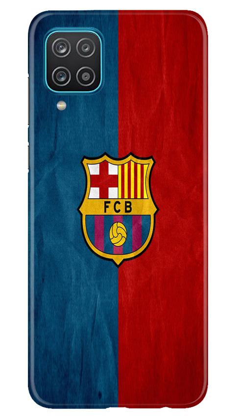 FCB Football Case for Samsung Galaxy F12  (Design - 123)