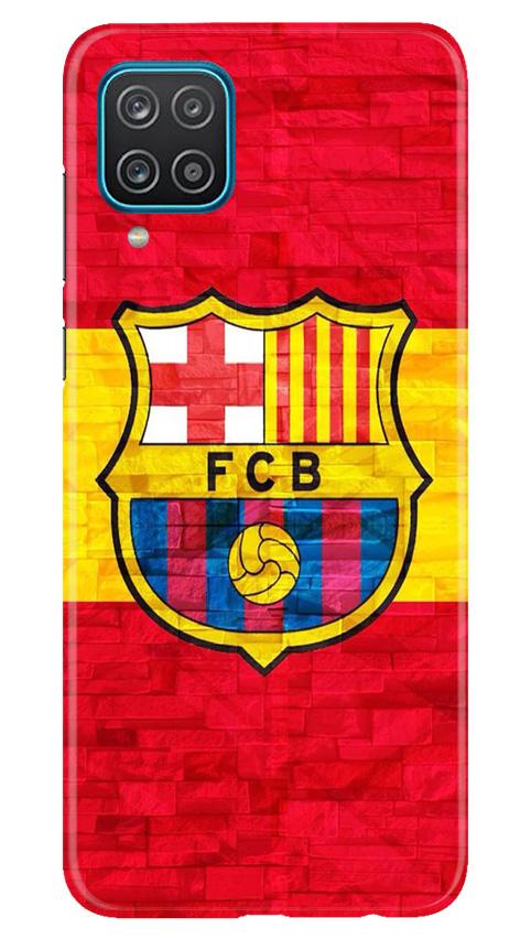 FCB Football Case for Samsung Galaxy F12  (Design - 174)