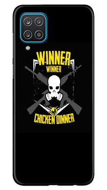 Winner Winner Chicken Dinner Mobile Back Case for Samsung Galaxy F12  (Design - 178)