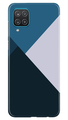 Blue Shades Mobile Back Case for Samsung Galaxy F12 (Design - 188)