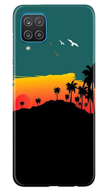 Sky Trees Mobile Back Case for Samsung Galaxy F12 (Design - 191)