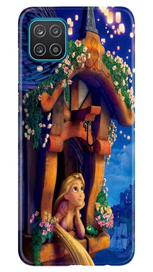 Cute Girl Mobile Back Case for Samsung Galaxy F12 (Design - 198)
