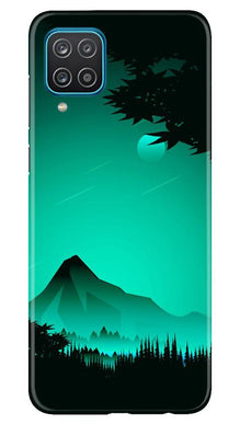 Moon Mountain Mobile Back Case for Samsung Galaxy F12 (Design - 204)