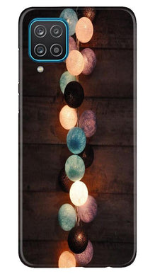 Party Lights Mobile Back Case for Samsung Galaxy F12 (Design - 209)