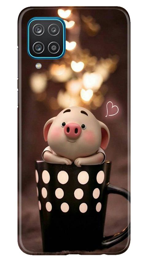 Cute Bunny Case for Samsung Galaxy F12 (Design No. 213)