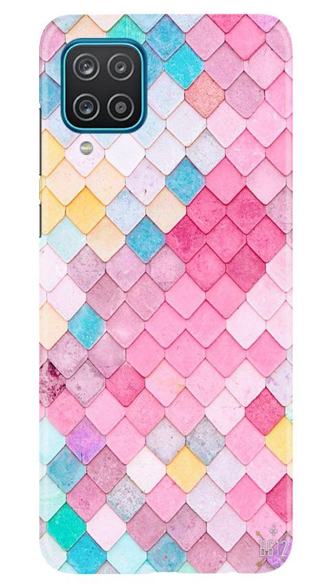 Pink Pattern Case for Samsung Galaxy F12 (Design No. 215)