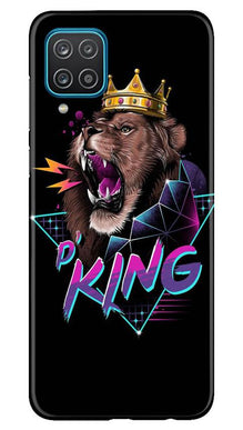 Lion King Mobile Back Case for Samsung Galaxy F12 (Design - 219)