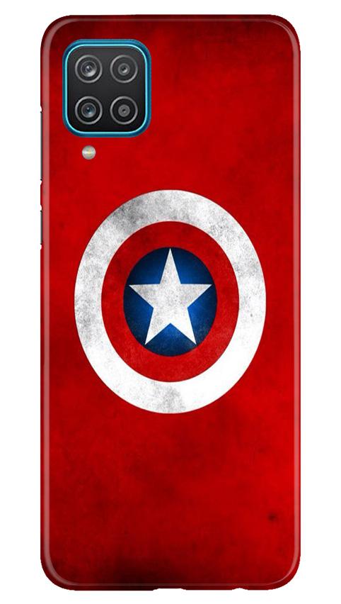 Captain America Case for Samsung Galaxy F12 (Design No. 249)
