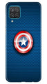 Captain America Shield Case for Samsung Galaxy F12 (Design No. 253)