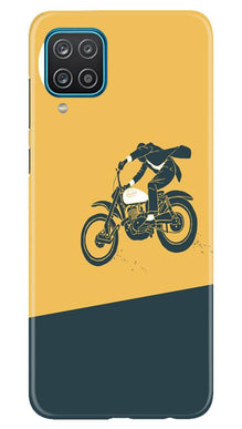 Bike Lovers Mobile Back Case for Samsung Galaxy F12 (Design - 256)