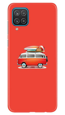 Travel Bus Mobile Back Case for Samsung Galaxy F12 (Design - 258)