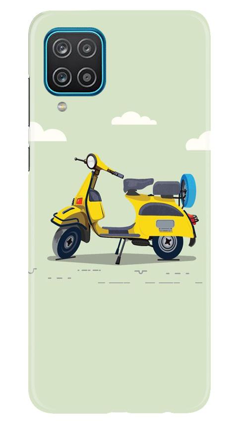 Vintage Scooter Case for Samsung Galaxy F12 (Design No. 260)