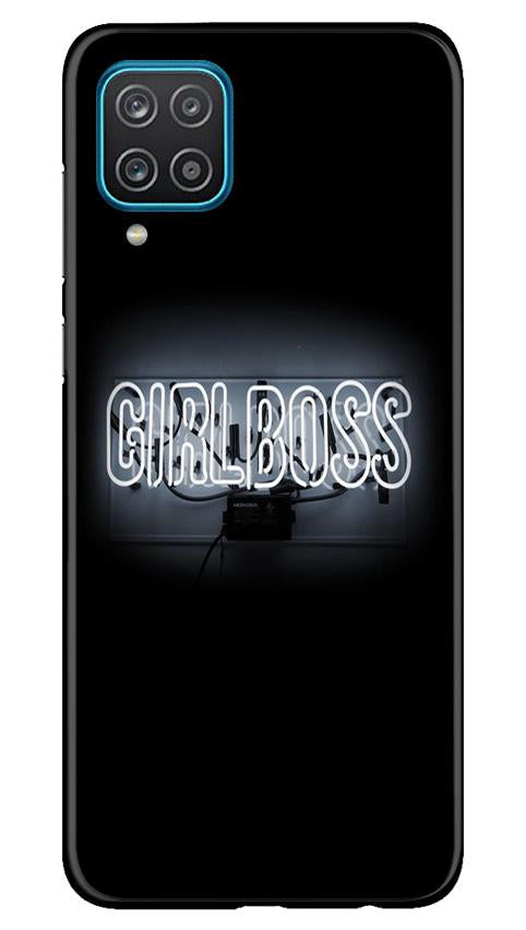 Girl Boss Black Case for Samsung Galaxy F12 (Design No. 268)