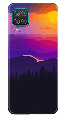 Sun Set Mobile Back Case for Samsung Galaxy F12 (Design - 279)