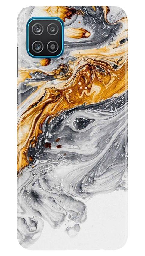 Marble Texture Mobile Back Case for Samsung Galaxy F12 (Design - 310)