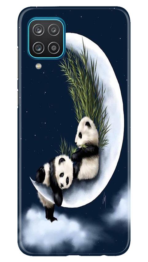 Panda Moon Mobile Back Case for Samsung Galaxy F12 (Design - 318)
