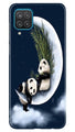 Panda Moon Mobile Back Case for Samsung Galaxy F12 (Design - 318)