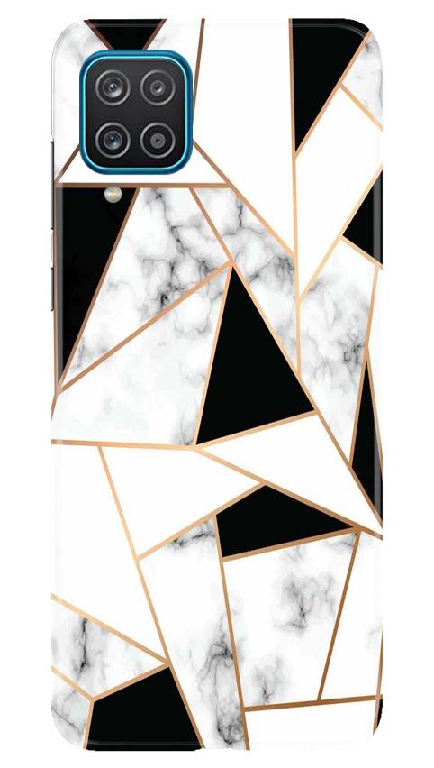 Marble Texture Mobile Back Case for Samsung Galaxy F12 (Design - 322)