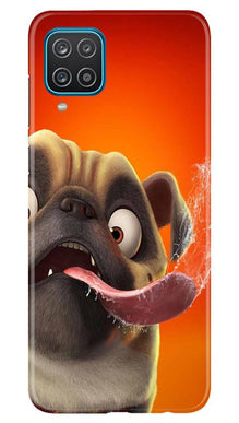 Dog Mobile Back Case for Samsung Galaxy F12 (Design - 343)
