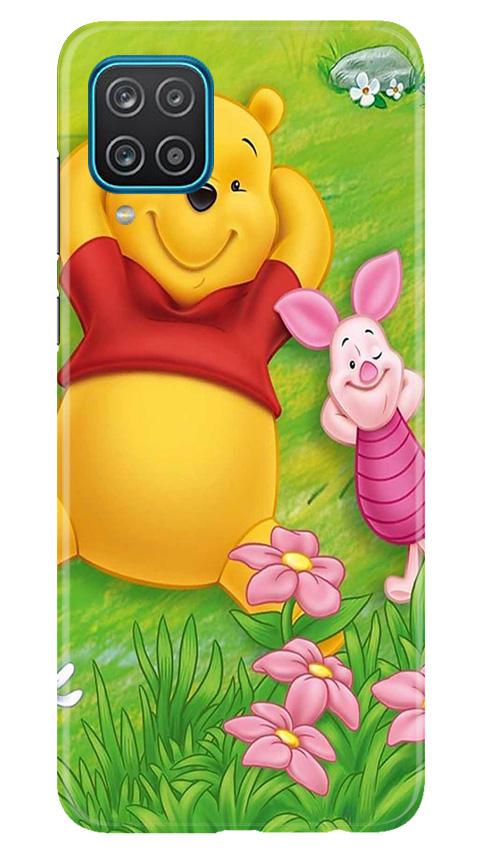 Winnie The Pooh Mobile Back Case for Samsung Galaxy F12 (Design - 348)