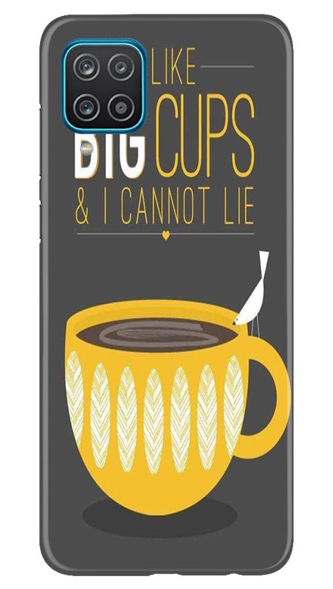 Big Cups Coffee Mobile Back Case for Samsung Galaxy F12 (Design - 352)