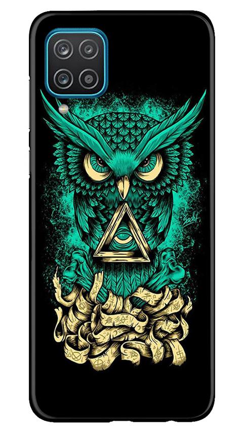 Owl Mobile Back Case for Samsung Galaxy F12 (Design - 358)