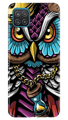Owl Mobile Back Case for Samsung Galaxy F12 (Design - 359)