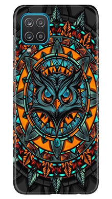 Owl Mobile Back Case for Samsung Galaxy F12 (Design - 360)