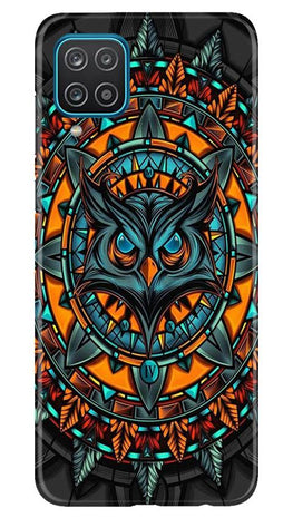 Owl Mobile Back Case for Samsung Galaxy F12 (Design - 360)