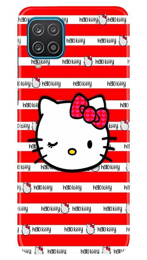 Hello Kitty Mobile Back Case for Samsung Galaxy F12 (Design - 364)